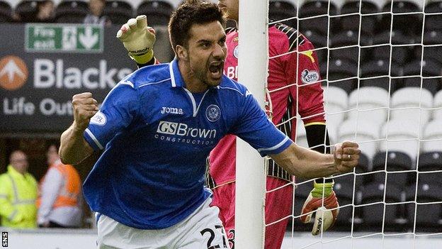 Rory Fallon is leaving McDiarmid Park