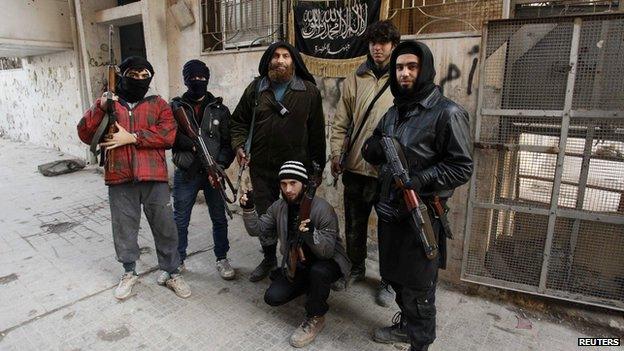 Al-Nusra fighters - file pic