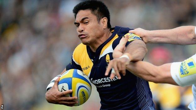 Worcester Warriors winger David Lemi