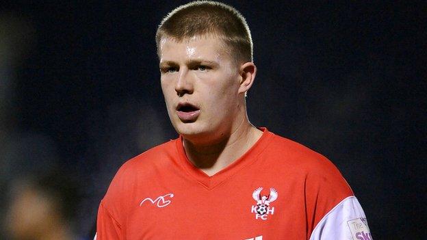 Kidderminster Harriers striker Anthony Malbon