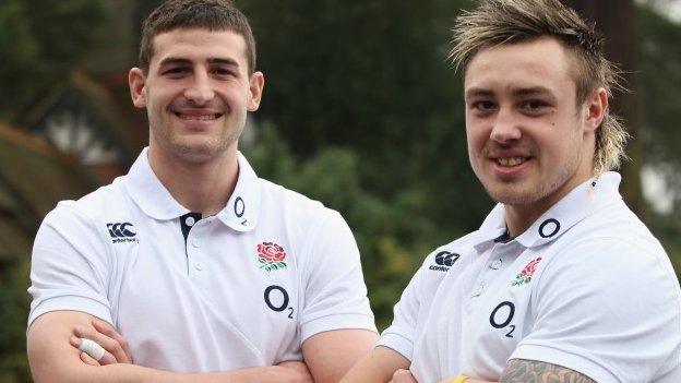 Jonny May (left) and Jack Nowell