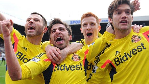 Sunderland celebrate