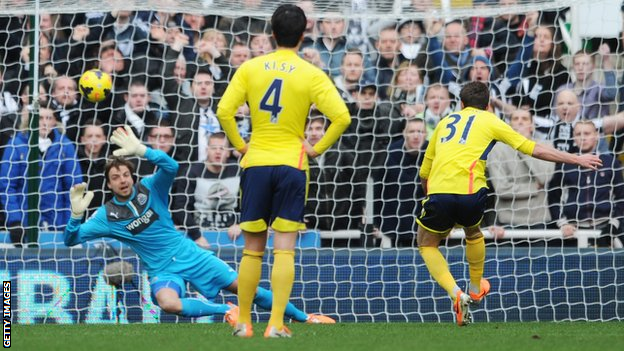 Fabio Borini scores form the penalty