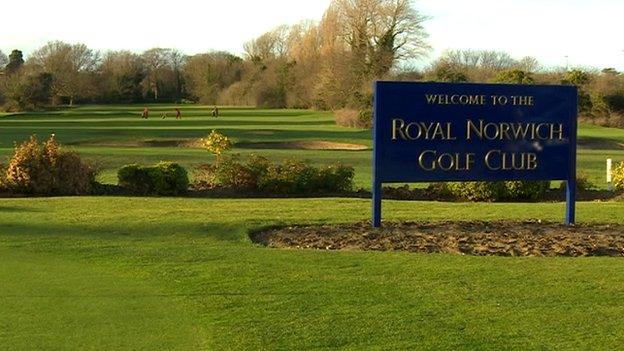 Green at Royal Norfolk Golf Club