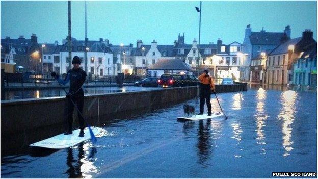 Flooding in Stornoway