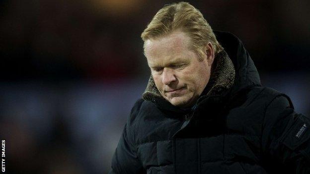 Feyenoord's Dutch coach Ronald Koeman