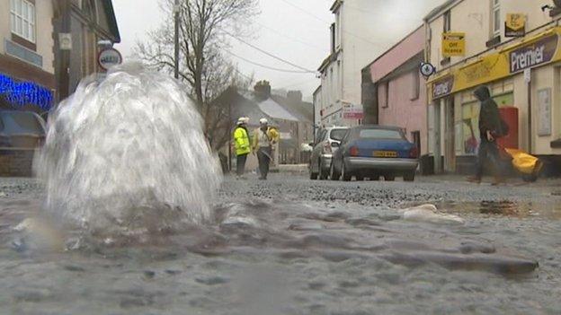 Colebrook flooding, 2012