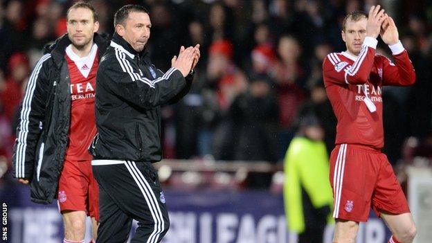 Aberdeen were 4-0 winners at Tynecastle