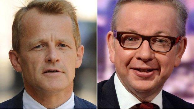 David Laws, left, and Michael Gove