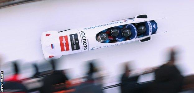 Alexey Voevoda in bobsleigh