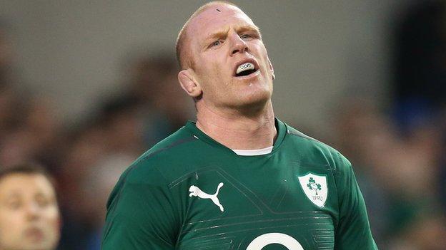 Paul O'Connell was a late withdrawal from Ireland's game against Scotland because of a chest infection