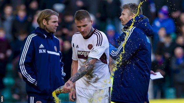 Hearts' Ryan Stevenson