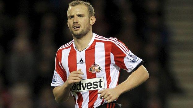 Sunderland midfielder Lee Cattermole