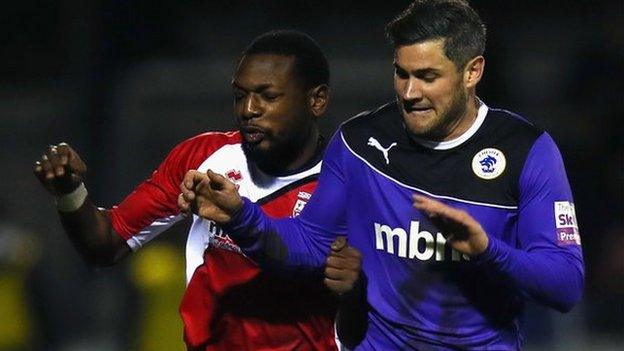 Woking v Chester in the Conference Premier