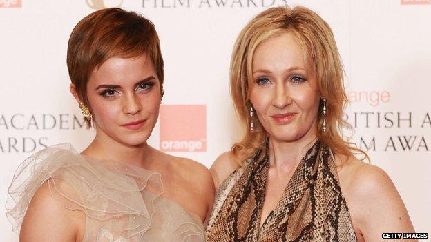 Emma Watson and JK Rowling