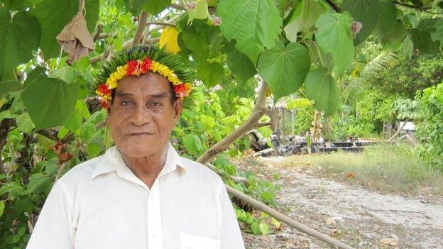 Artan Rajit, deputy Mayor of Abaiang