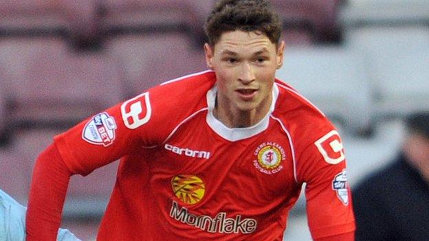 Crewe Alexandra's on-loan Manchester City teenager George Evans