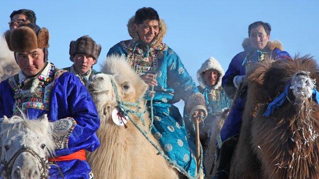 Mongolians celebrate traditions at nadaams or traditional games