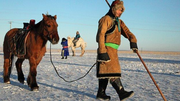 Mongolians celebrate traditions at nadaams or traditional games