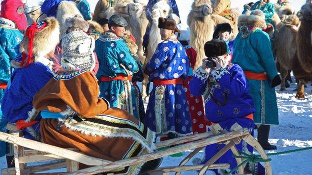 Mongolians celebrate traditions at nadaams or traditional games