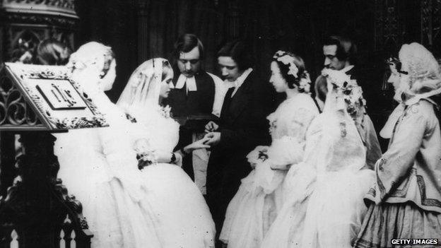 A Victorian wedding