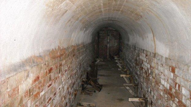 The air raid shelter