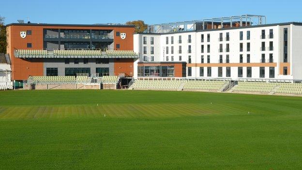 Worcester's newly-opened 'View' redevelopment at the New Road End.