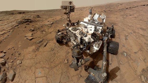 The Curiosity rover