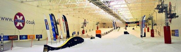 Indoor ski slope