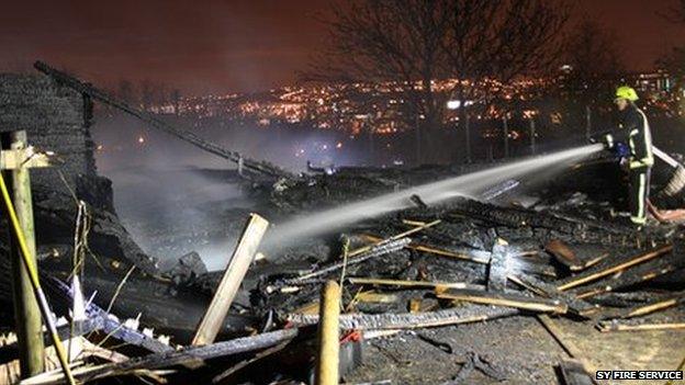 Firefighter at Ski Village, Sheffield