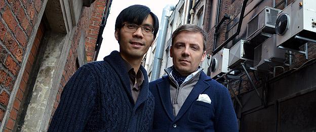 Producer Baldwin Li (left) and director Mark Gill