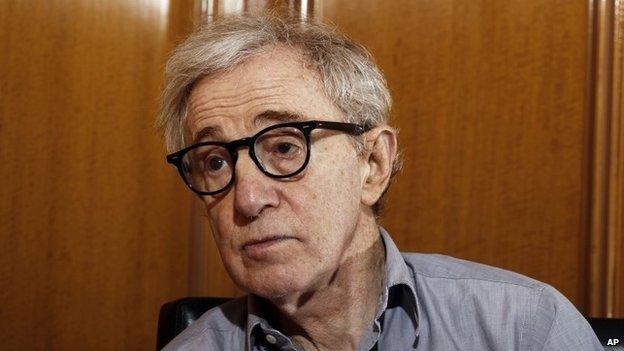 Woody Allen, director of the film, "Midnight in Paris," is photographed during an interview in Beverly Hills, California 29 December 2011