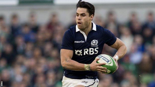 Scotland back Sean Maitland