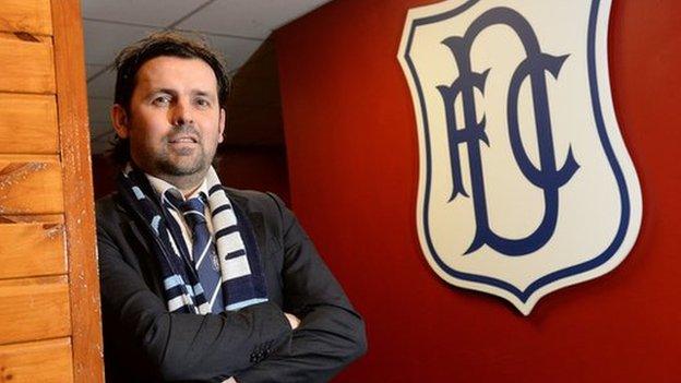 Dundee manager Paul Hartley