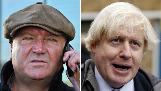 Bob Crow and Boris Johnson