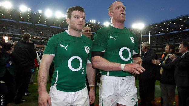 Gordon D'Arcy and Paul O'Connell