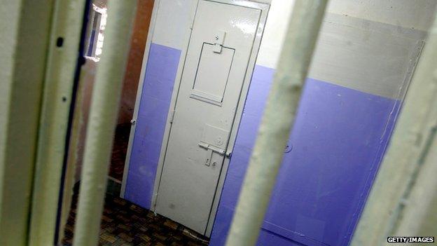 File photo of Baghdad Central Prison cell