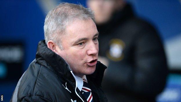 Rangers boss Ally McCoist