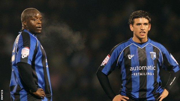 Adebayo Akinfenwa and Cody McDonald