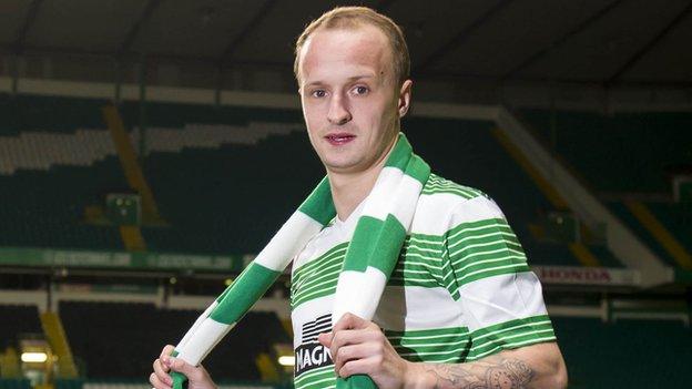 Celtic striker Leigh Griffiths