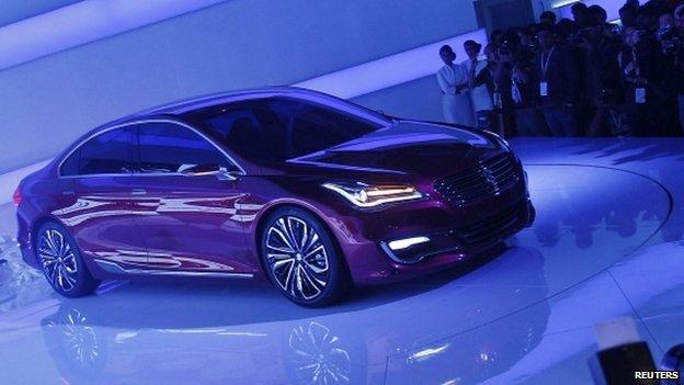 Nearly one in every two new cars sold in India is their brand.