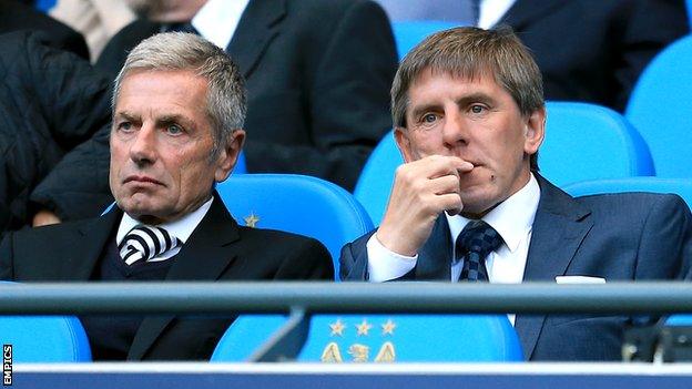 Willie Donachie and Peter Beardsley