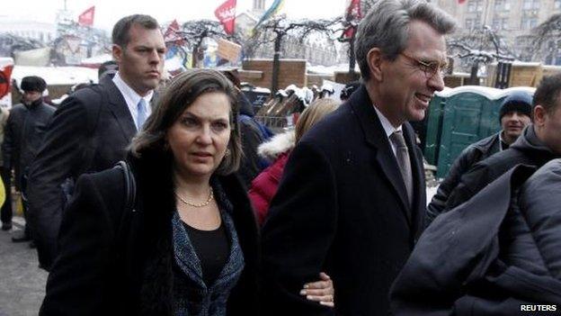 Victoria Nuland and Geoffrey Pyatt, Kiev, 10 December