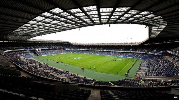 Murrayfield stadium