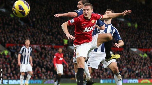 Manchester United's Nemanja Vidic