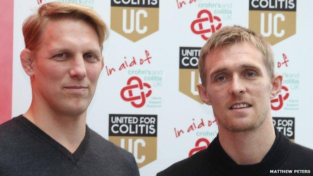 Lewis Moody and Darren Fletcher launch United for Colitis