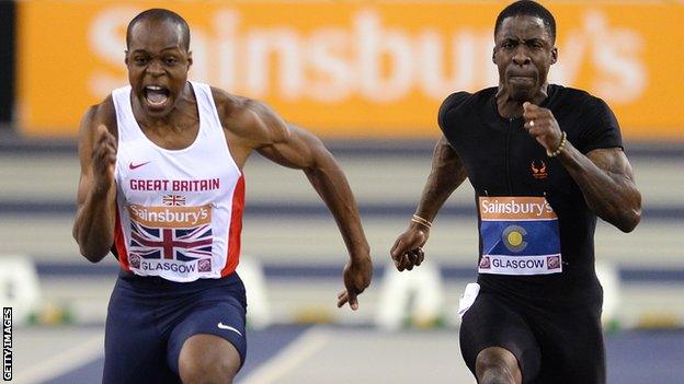 James Dasaolu beats Dwain Chambers in January