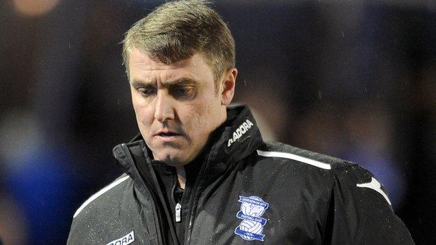 Birmingham City manager Lee Clark