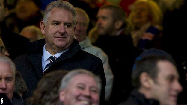 Rangers chief executive Graham Fraser