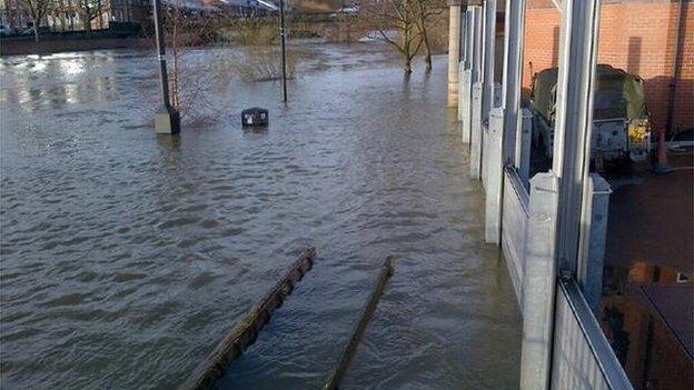 Floods in Shrewsbury